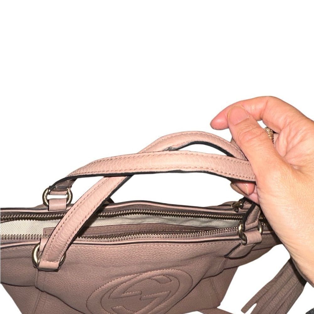 Gucci soho tote with strap - Picture 12 of 13